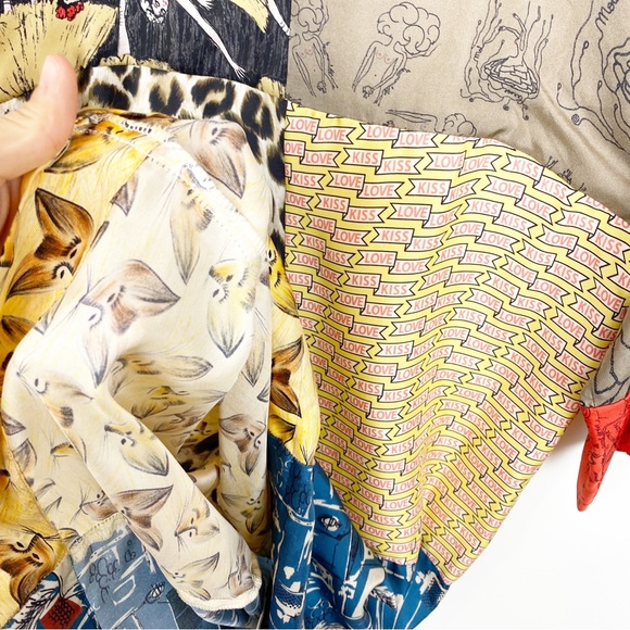 RTW Charleston | Unique Custom Patchwork Silk Dress - Picture 7 of 9